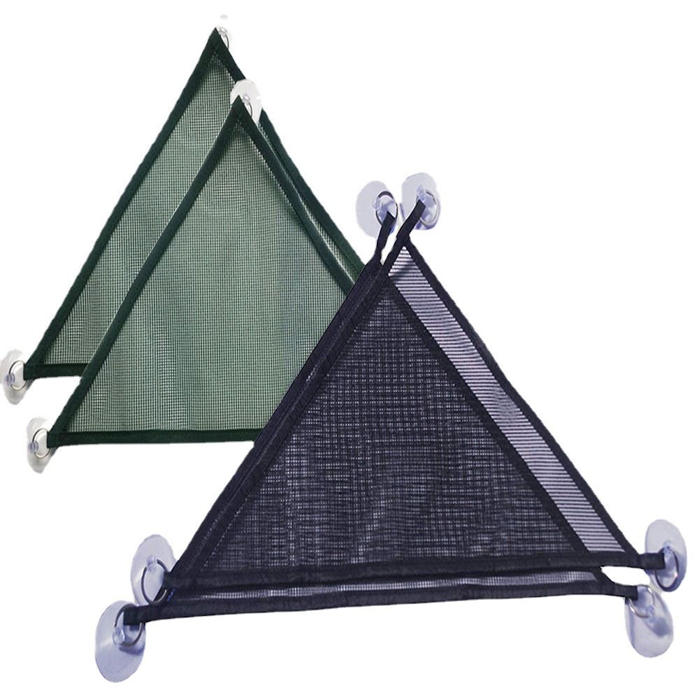 4 Pack of Reptile Hammock Set, Breathable Mesh Lizard Hammock, Lounger & Ladder Accessories Set for Large & Small Bearded Dragons Lizards or Snakes(33x33x33cm black+green)