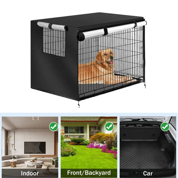 Oxford Cloth Pet Cover Outdoor Garden Yard Dog Dust Protector Waterproof Shield - XS