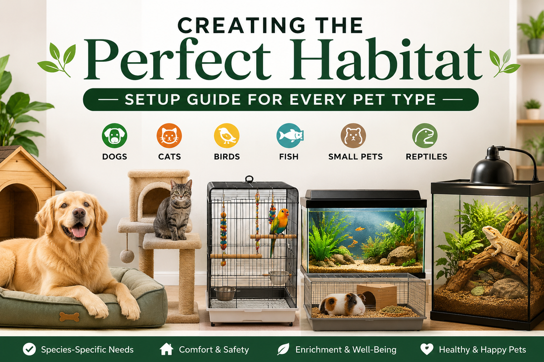 Creating the Perfect Habitat: Setup Guide for Every Pet Type
