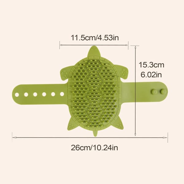 Self-Grooming Brush for Cats - Self-Massaging Scratching Post - Silicone Massager - Adjustable Scratching Post for Cats - Relieves Facial Itching - 203 Teeth Shedding Brush & Trimmer - Removable Storage Tray - Professional Hair Removal
