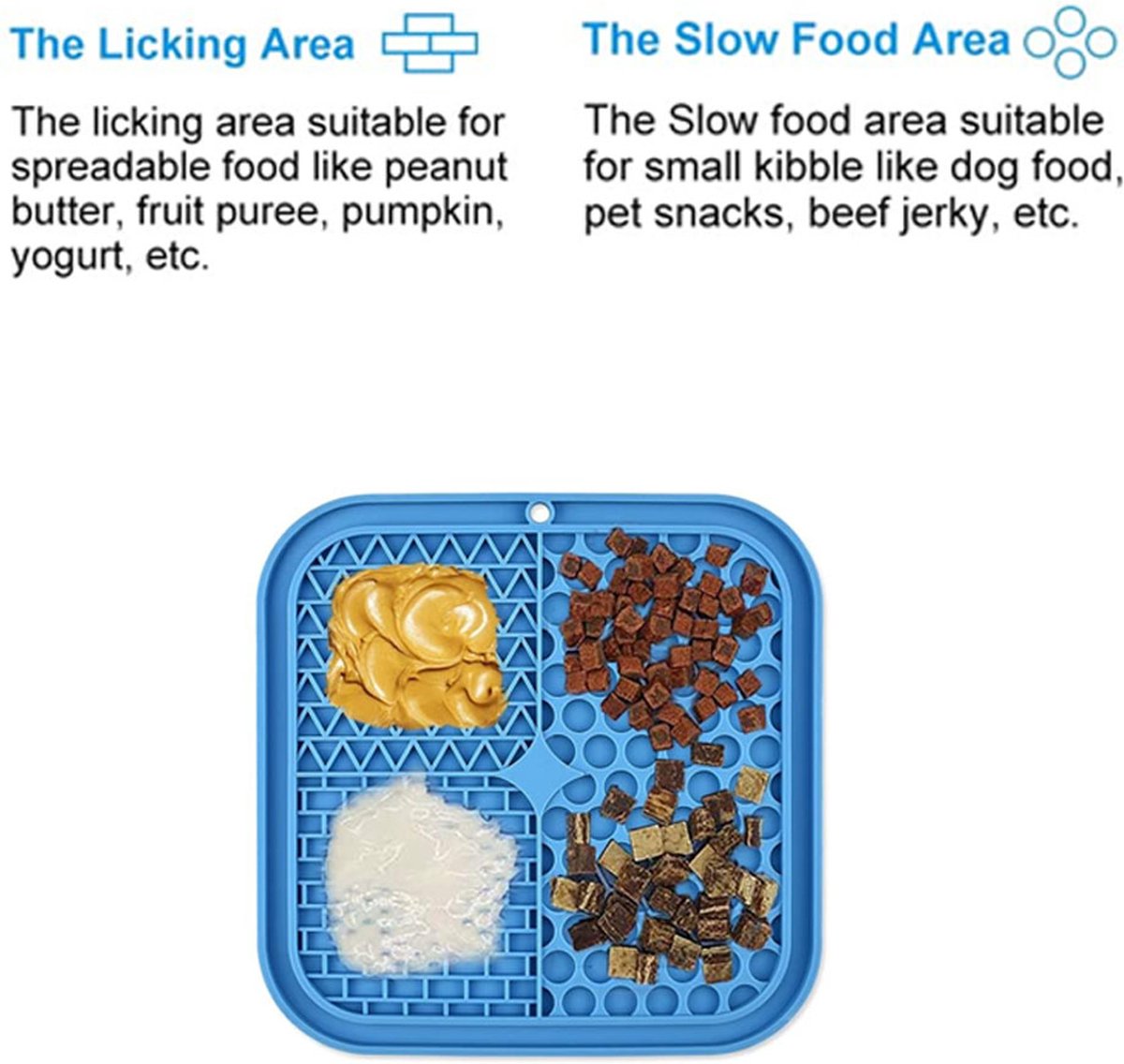 Dog Lick Mat – Slow Feeder with Suction Cups - BPA-Free Silicone – 2 Pack