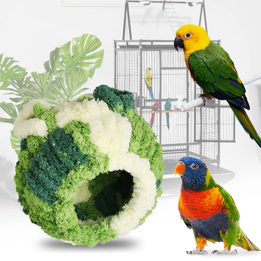 Darzheoy Bird Nest, Conure Breeding House Lovebird Bed for Conure, Lovebird, Canary, Finch, Coneshape Birds, Hamster, Small Pets C