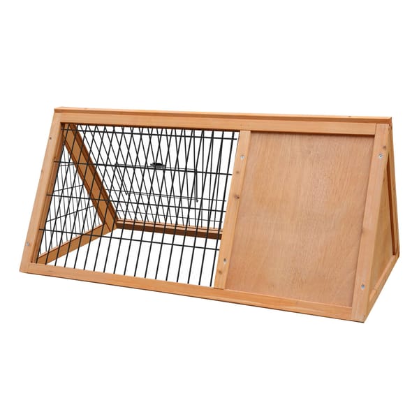 Furtastic Triangle Wooden Rabbit Hutch