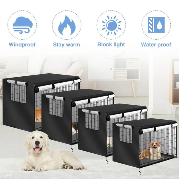 Oxford Cloth Pet Cover Outdoor Garden Yard Dog Dust Protector Waterproof Shield - XS
