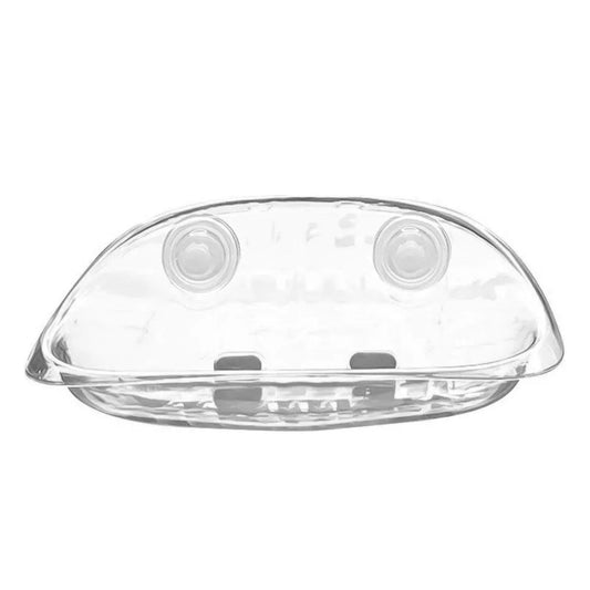 Cat Hammock Bed Glass Hanging Basket Clear Pet Nest Elevated Sleeping Bed - White